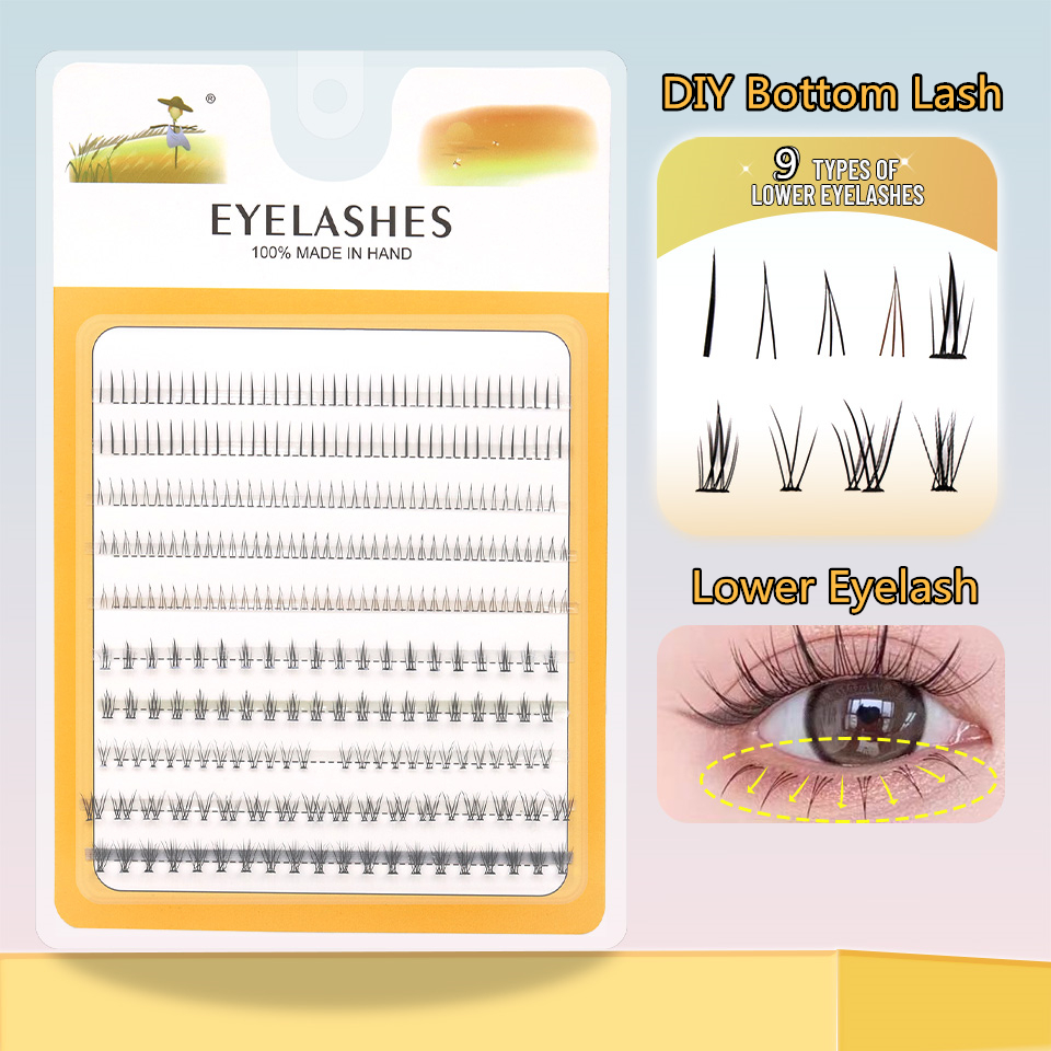 Eyelash Extension Anime Style - NEW 9 Styles DIY Lower Lash