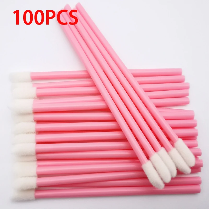 Eyelash Extension Options - Disposable Lip Brush 100Pcs Eyelash Extension
