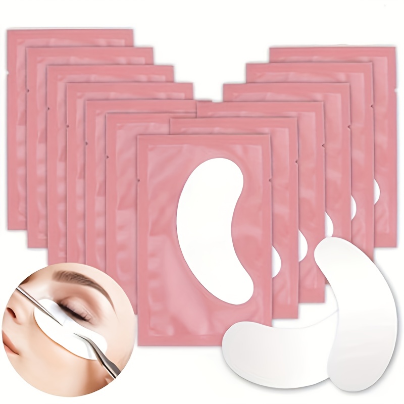 Eyelash Extension Ideas - 50Pairs Lint Free U-Shaped Eyelash Extension