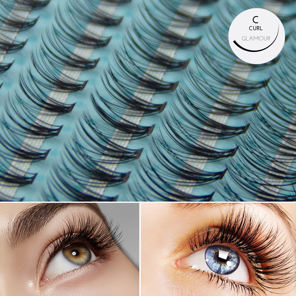 Eyelash Extension Supernatural - IGUIONSS 20D 8-14mm mix 7 rows