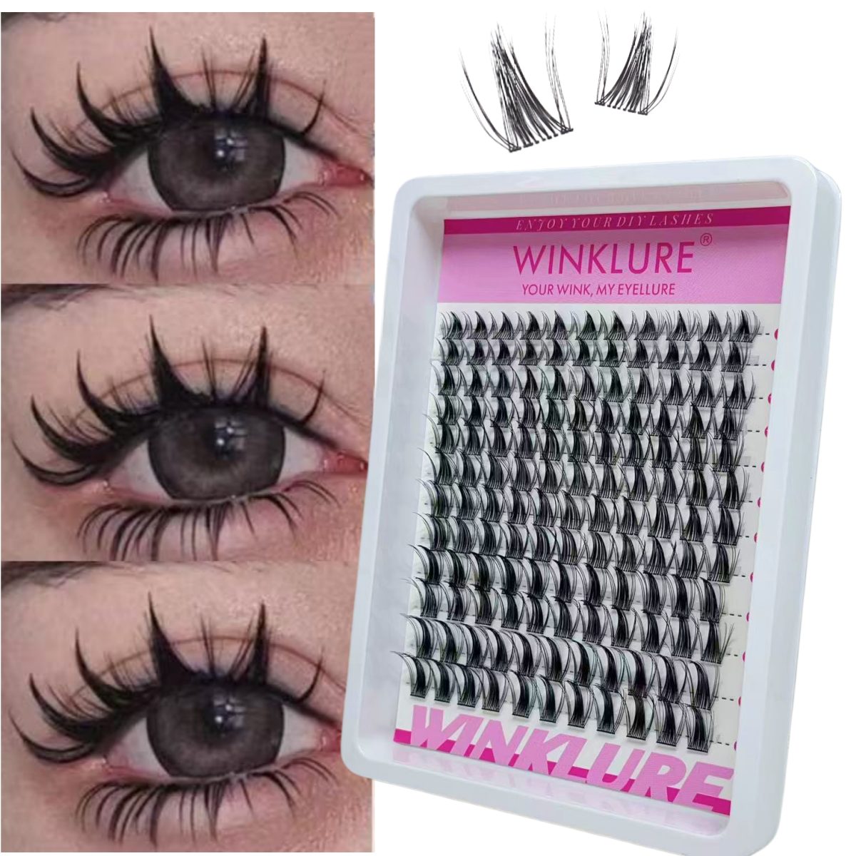 Eyelash Extension Anime Style - WINKLURE Spikes Lash Cluster Eyelash Extension