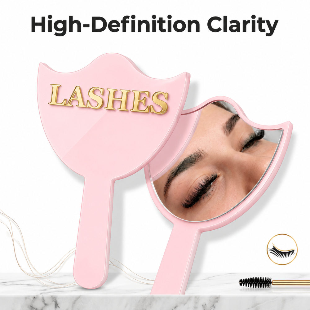 Eyelash Extension Aftercare - Professional Eyelash Extension Mirror HD Glass