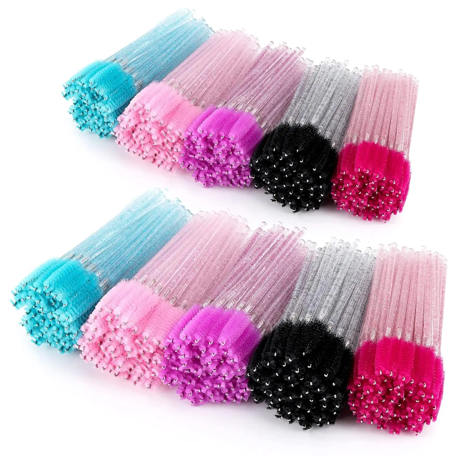Eyelash Extension Options - 100/1000 /2000pcs Disposable Mascara Wands Eyelash