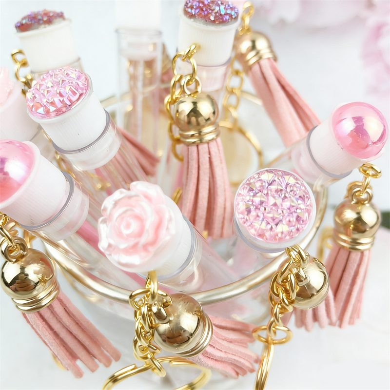 Eyelash Extension Options - Pink Gold Eyelash Brush Tube With