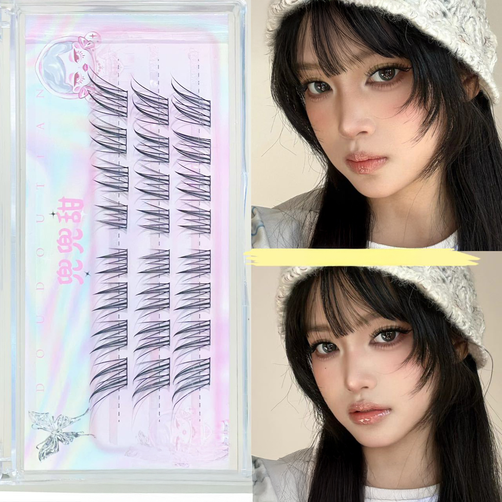 Eyelash Extension Anime Style - 3/10 Rows Soft Individual Anime False