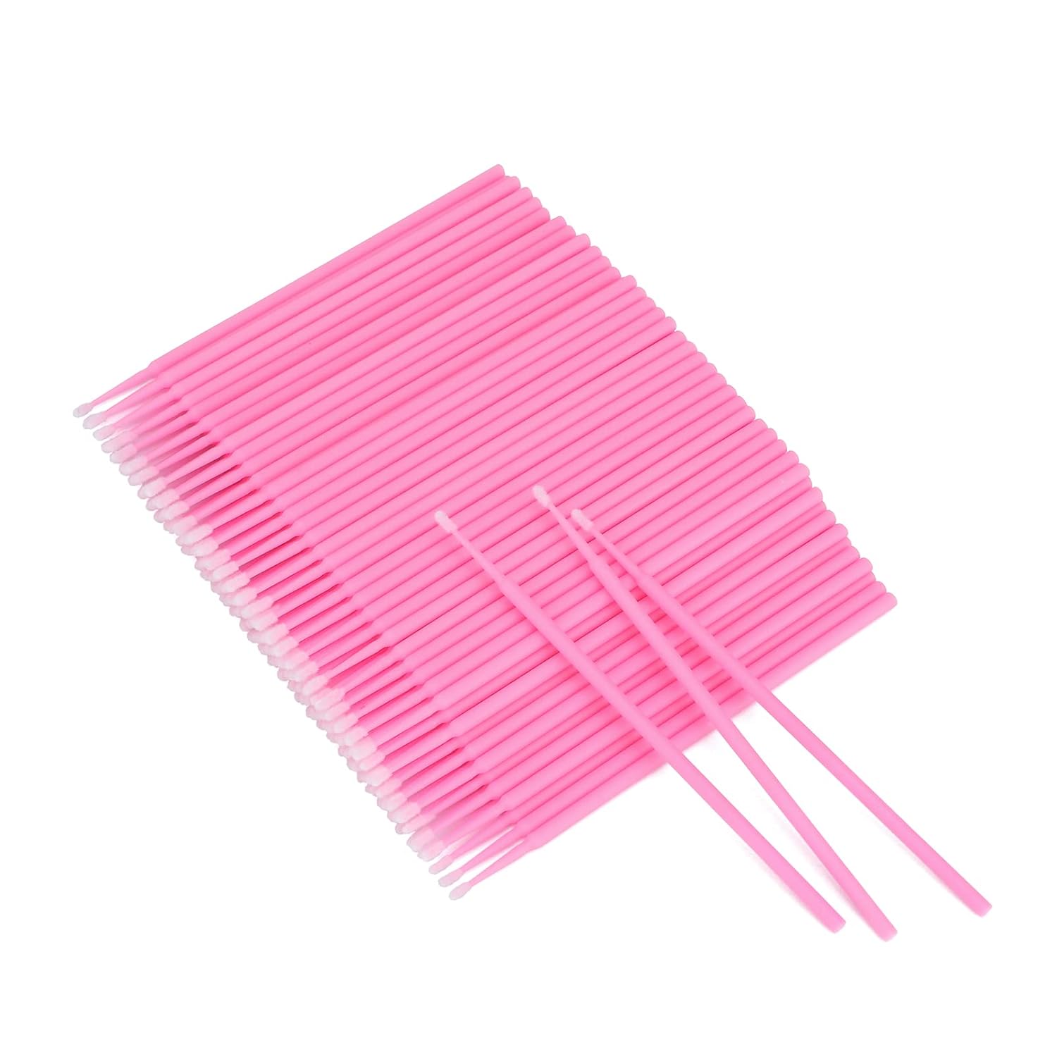 Eyelash Extension Images Free - 500PCS Cotton Swabs, Disposable Micro Applicators