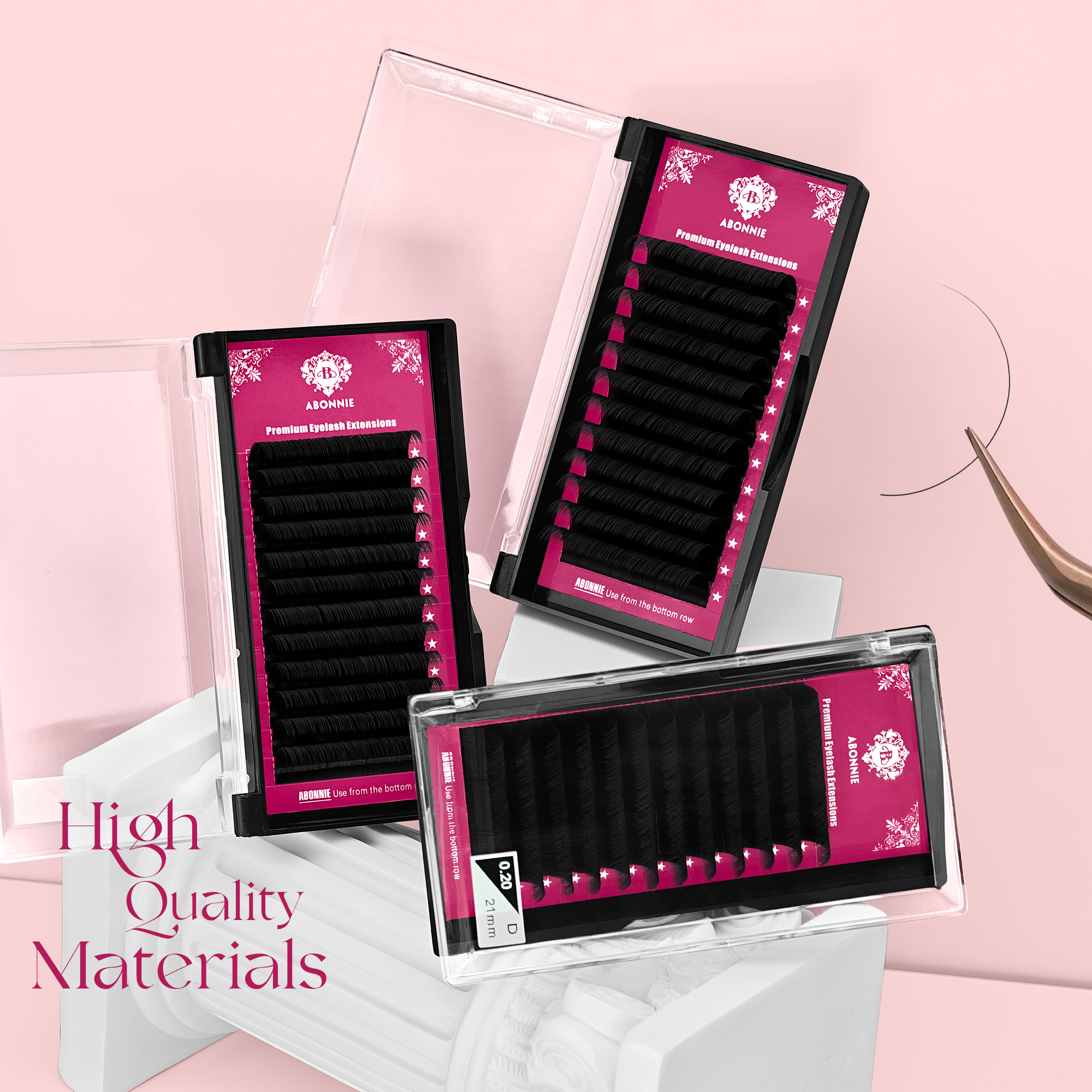 ABONNIE Lash Extensions Super  - đánh giá và giá Eyelash Extension Supernatural