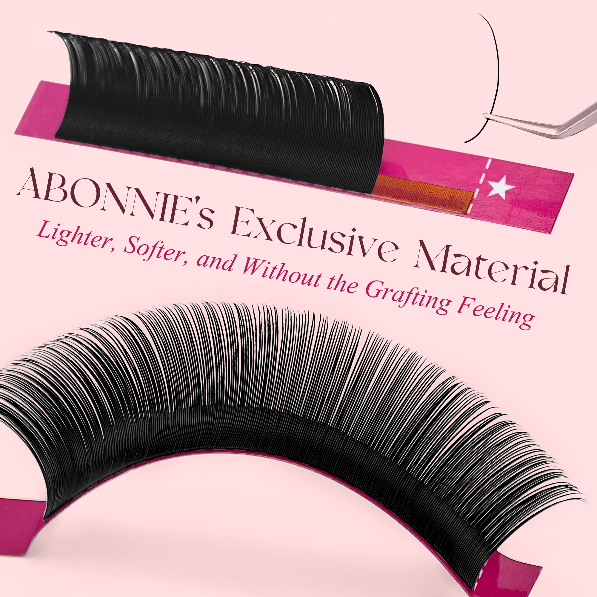 ABONNIE Lash Extensions Super  - đánh giá và giá Eyelash Extension Supernatural