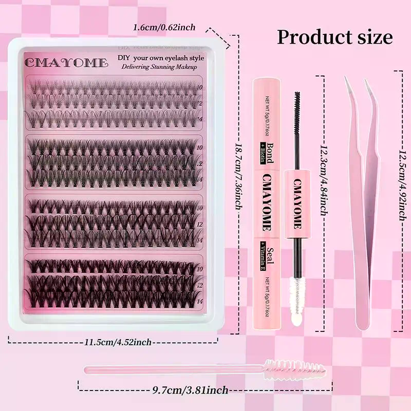 Wispy Lash Extension Kit C Cur - đánh giá và giá Eyelash Extension Home Service