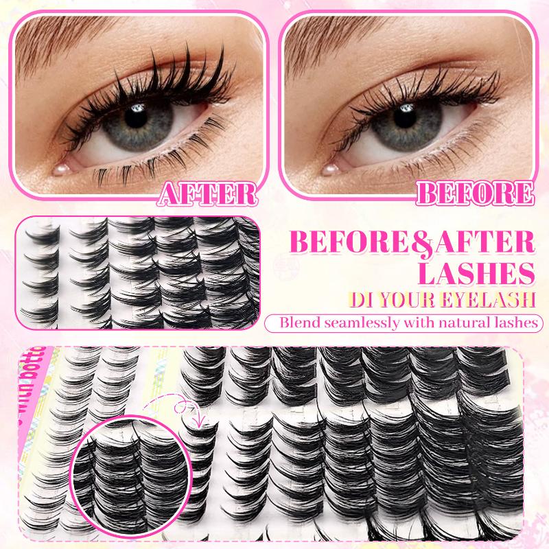 1Box Cluster Eyelash Extension - đánh giá và giá Eyelash Extension Wispy