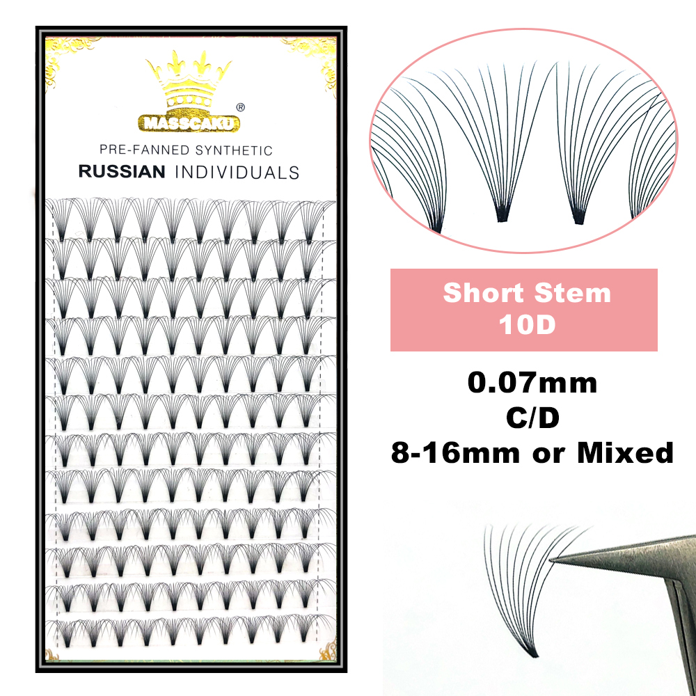 MASSCAKU Premade Russian Volum - đánh giá và giá Eyelash Extension Or Extensions