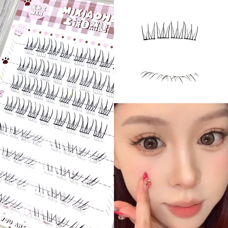 Mixiaohe Sheer Mixed Wispy Upp - đánh giá và giá Eyelash Extension Wispy