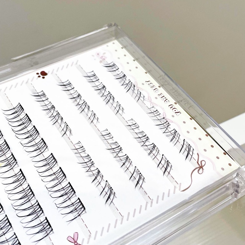 Mixiaohe Sheer Mixed Wispy Upp - đánh giá và giá Eyelash Extension Wispy