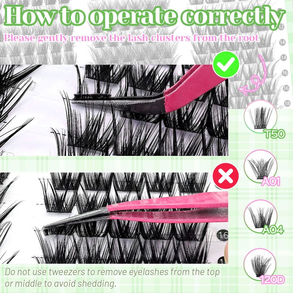 Natural Look False Eyelashes W - đánh giá và giá Eyelash Extension Wispy