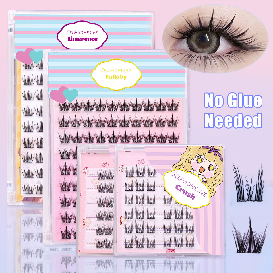 Self Adhesive DIY Lashes No Gl - đánh giá và giá Eyelash Extension Home Service