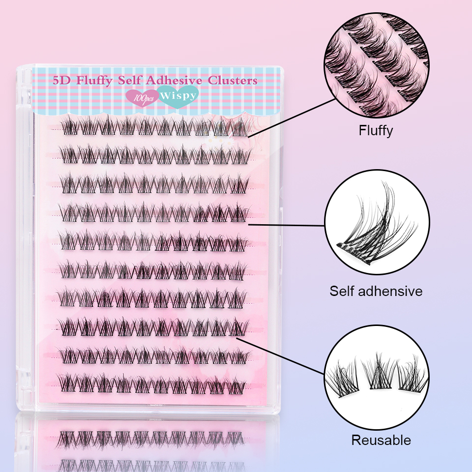 Self Adhesive DIY Lashes No Gl - đánh giá và giá Eyelash Extension Home Service