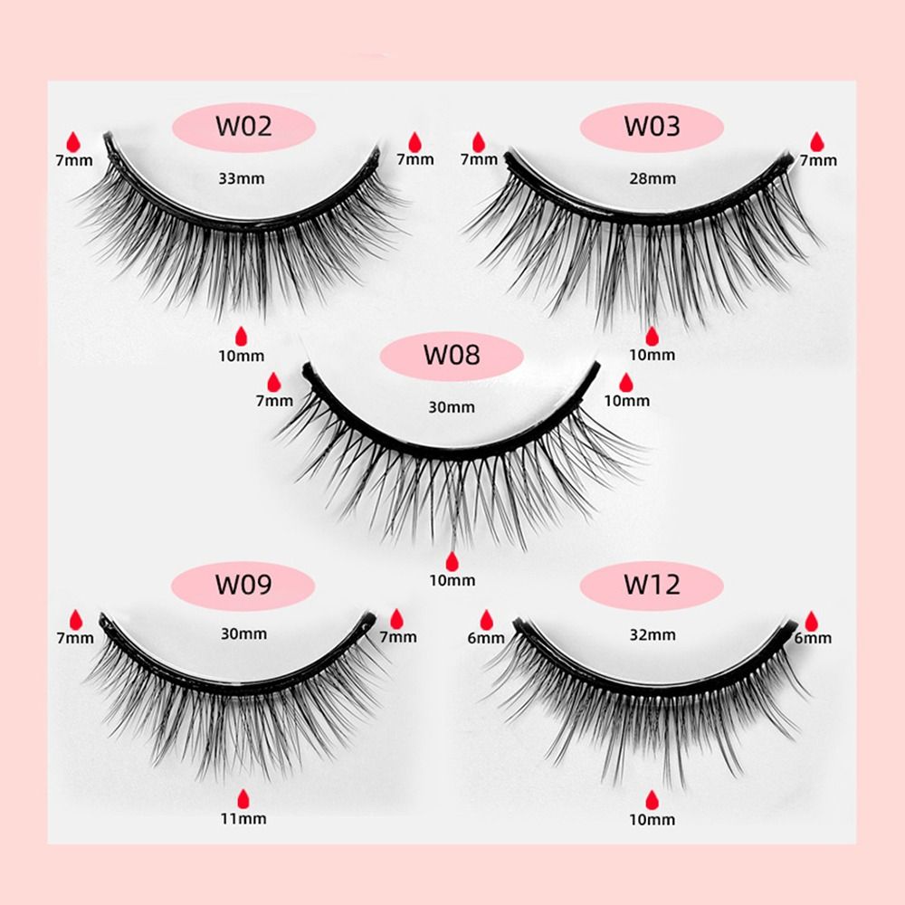 3 Pairs Reusable Fake Eyelashe - đánh giá và giá Eyelash Extension Supernatural