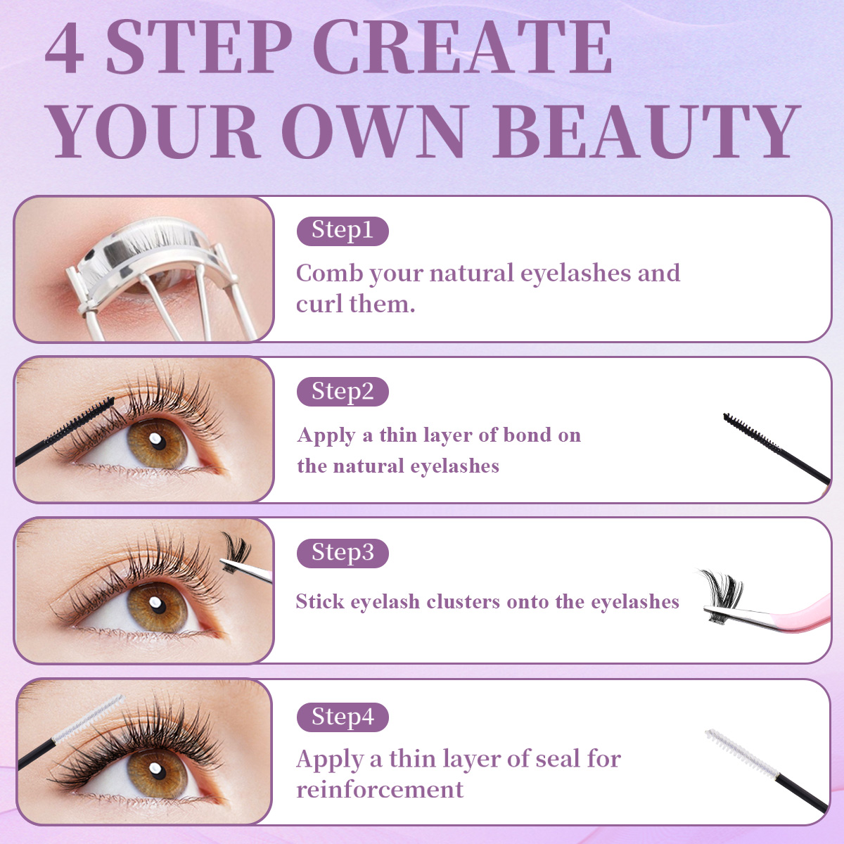 Eyelash Extensions Kit Natural - đánh giá và giá Eyelash Extension Or Extensions