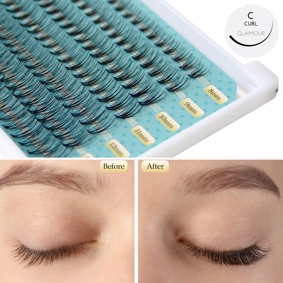 IGUIONSS 20D 8-14mm mix 7 rows - đánh giá và giá Eyelash Extension Supernatural