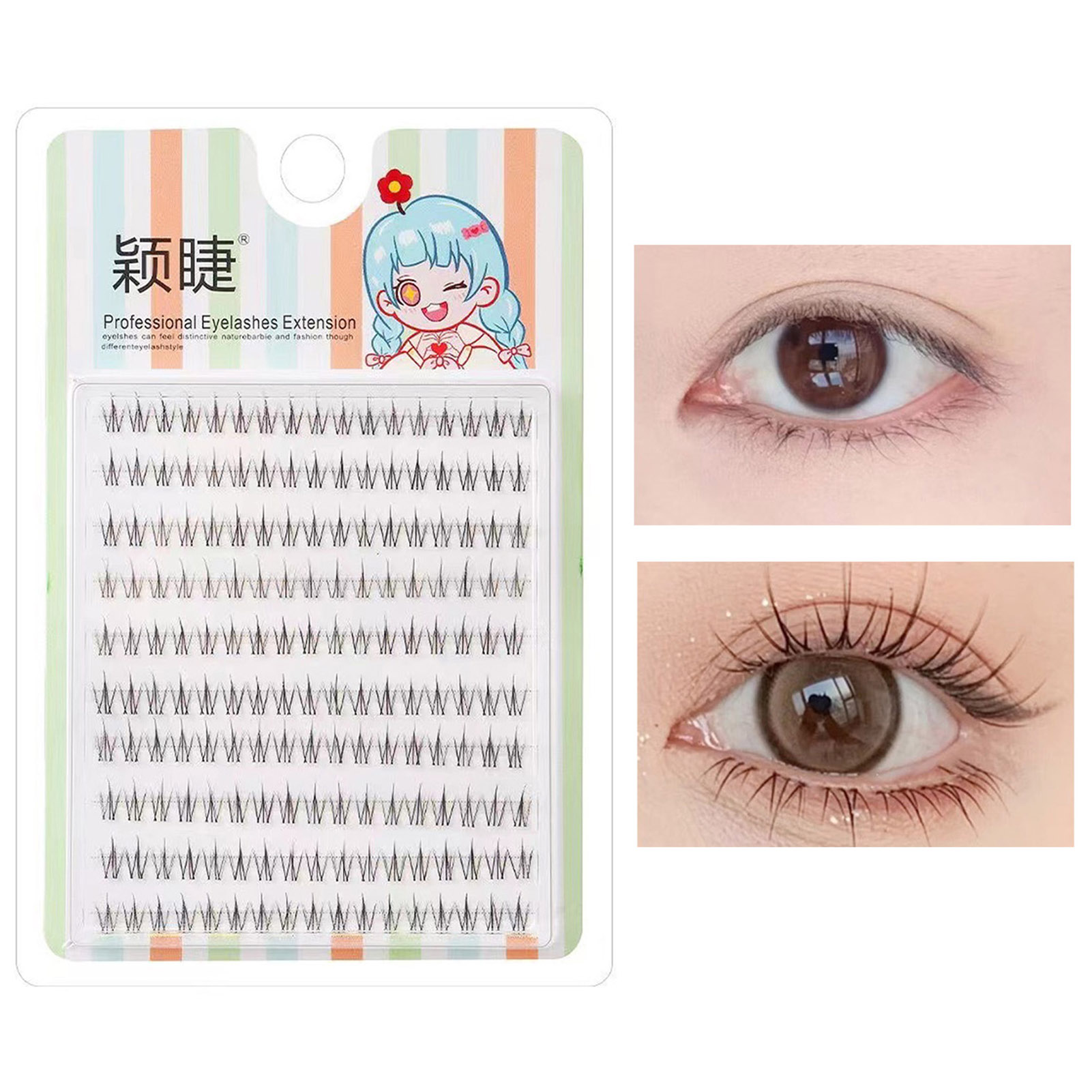 Wispy individual lashes Korean - đánh giá và giá Eyelash Extension Japan