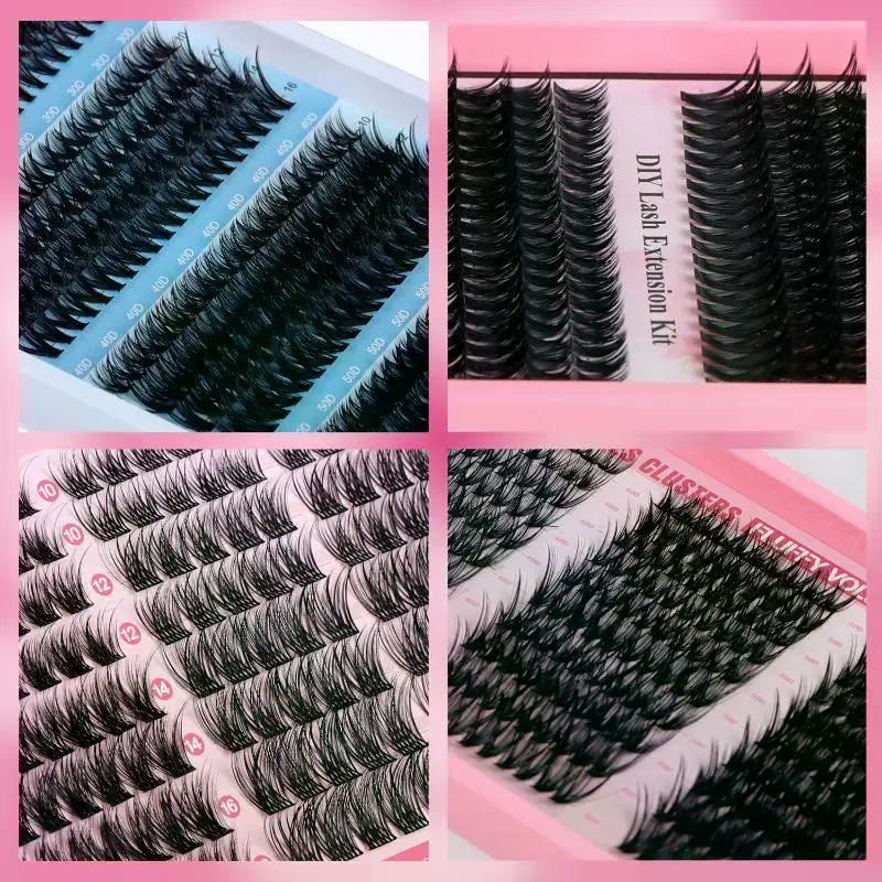 176/300/320/400Pcs Lash Cluste - đánh giá và giá Eyelash Extension Wispy