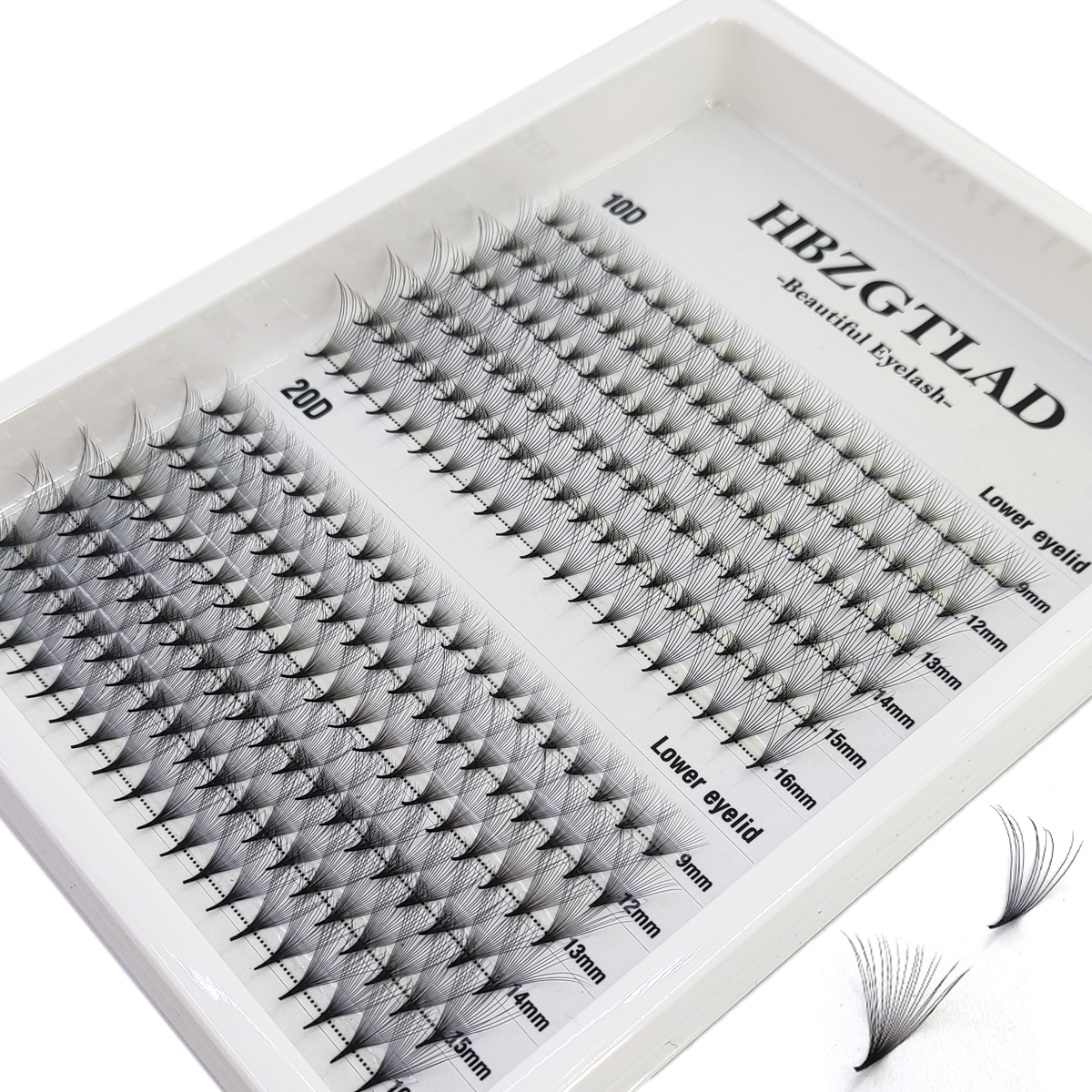 10/20D Front Fans Super Fluffy - đánh giá và giá Eyelash Extension Supernatural