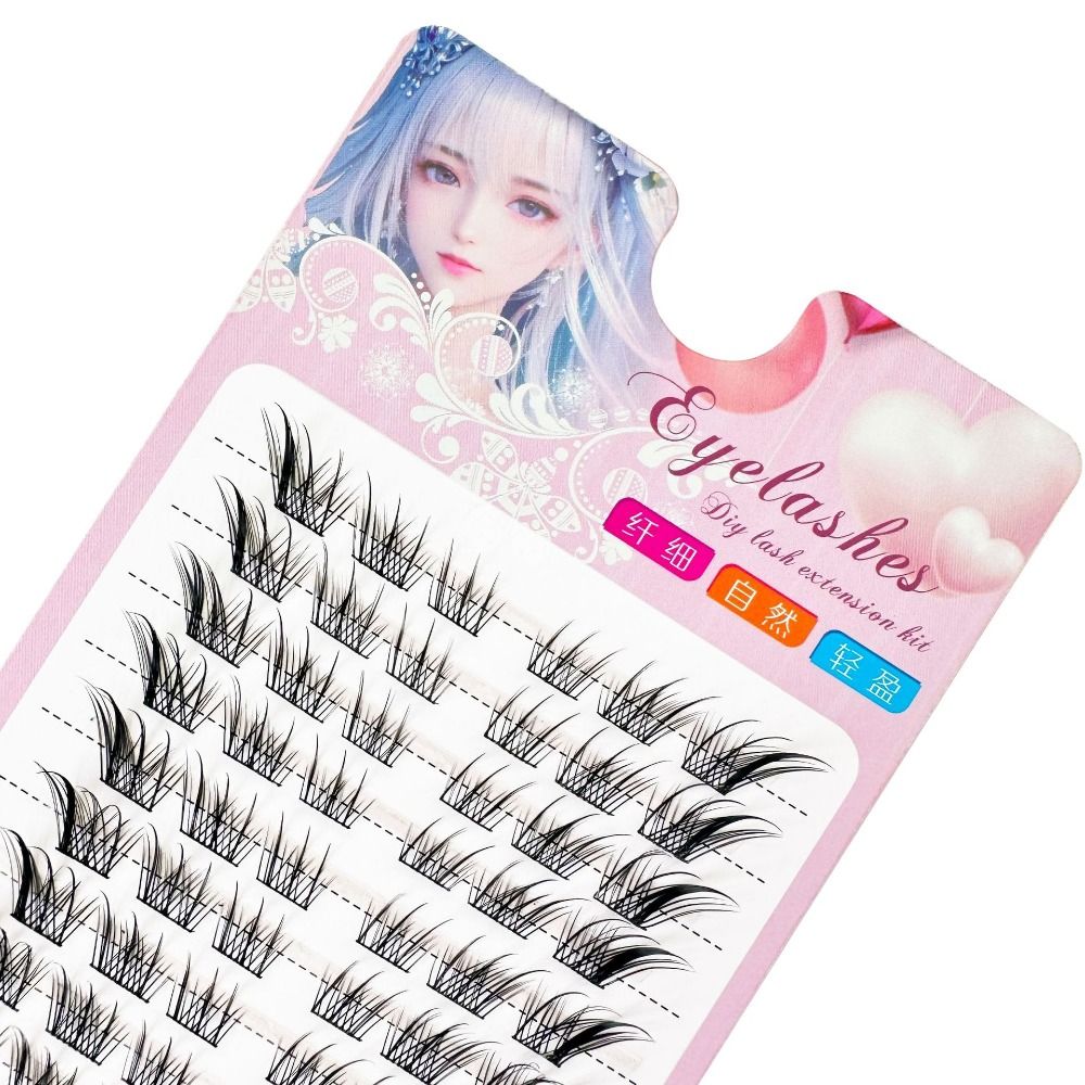 3D Cat Eye Clusters Lashes Man - đánh giá và giá Eyelash Extension Cat Eye