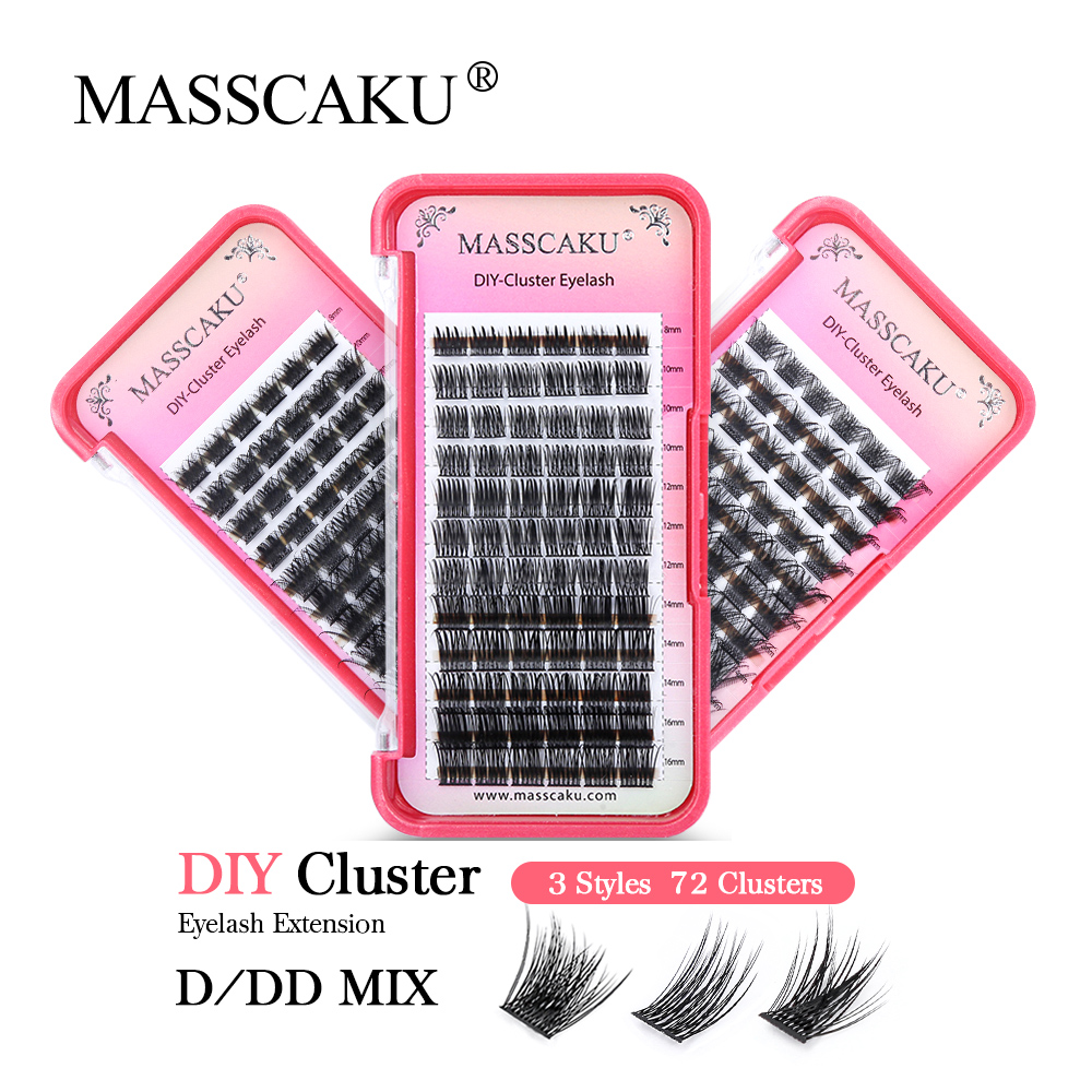 MASSCAKU Lash Clusters DIY Eye - đánh giá và giá Eyelash Extension Supernatural