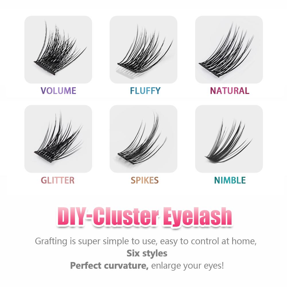 MASSCAKU Lash Clusters DIY Eye - đánh giá và giá Eyelash Extension Supernatural