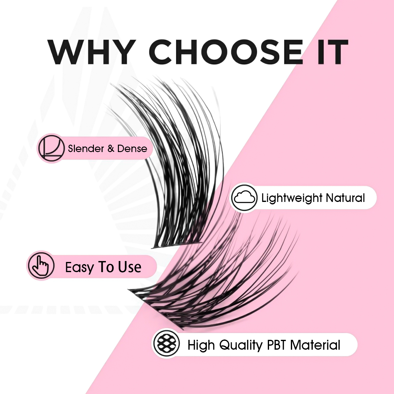 MASSCAKU Lash Clusters DIY Eye - đánh giá và giá Eyelash Extension Supernatural