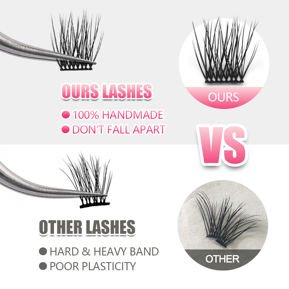 MASSCAKU Lash Clusters DIY Eye - đánh giá và giá Eyelash Extension Supernatural