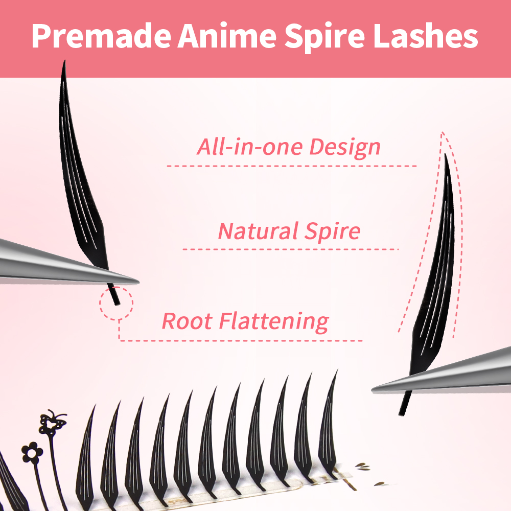 JEMEDO Fox Style Lashes Flying - đánh giá và giá Eyelash Extension Anime Style