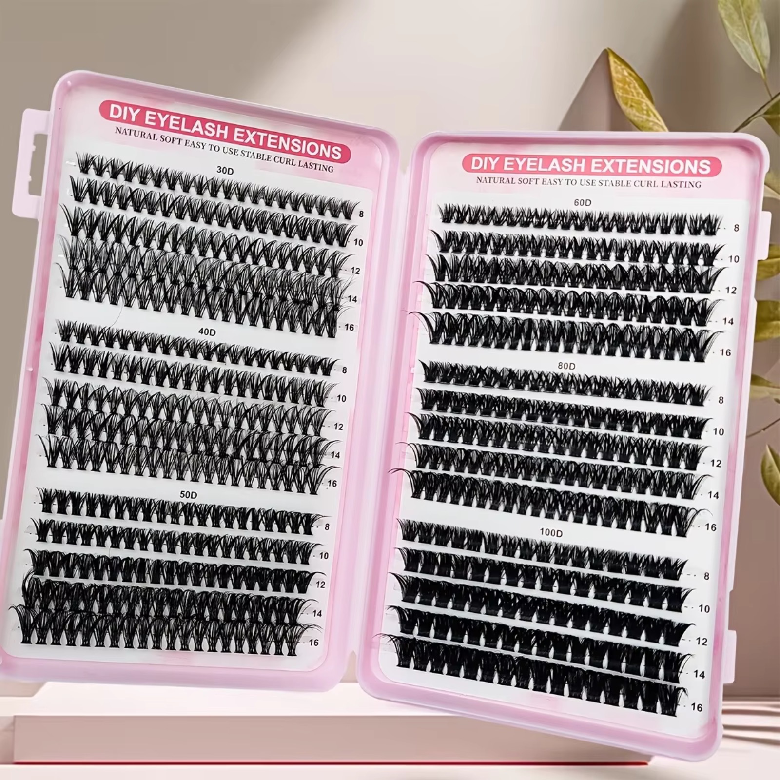 Cluster Lashes 30D 40D 50D 60D - đánh giá và giá Eyelash Extension Home Service