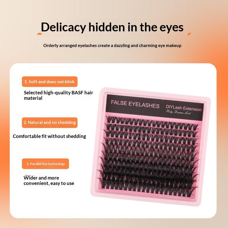 10Row 140 Clusters Fluffy Thic - đánh giá và giá Eyelash Extension Wispy