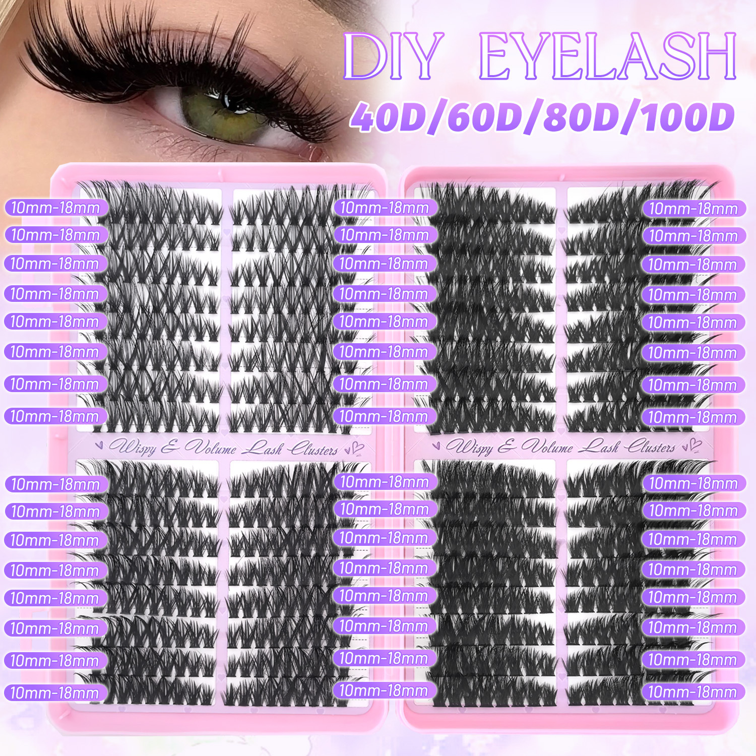 DIY False Eyelashes individual - đánh giá và giá Eyelash Extension Or Extensions