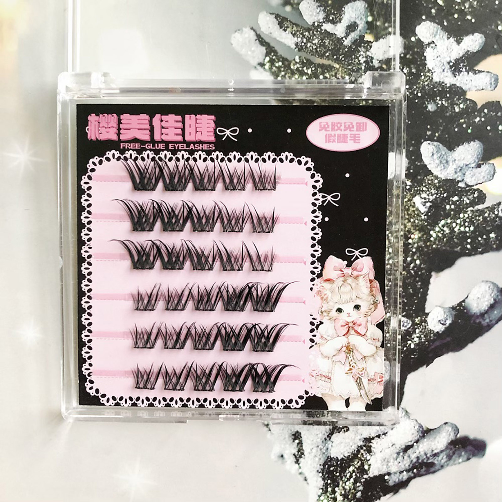 Natural Asian Mixed false Eyel - đánh giá và giá Eyelash Extension Japan