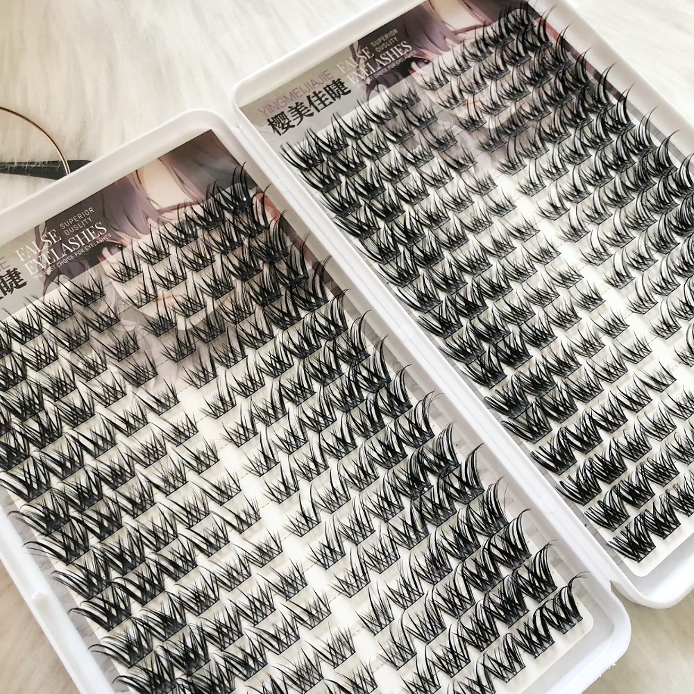Natural Asian Mixed false Eyel - đánh giá và giá Eyelash Extension Japan