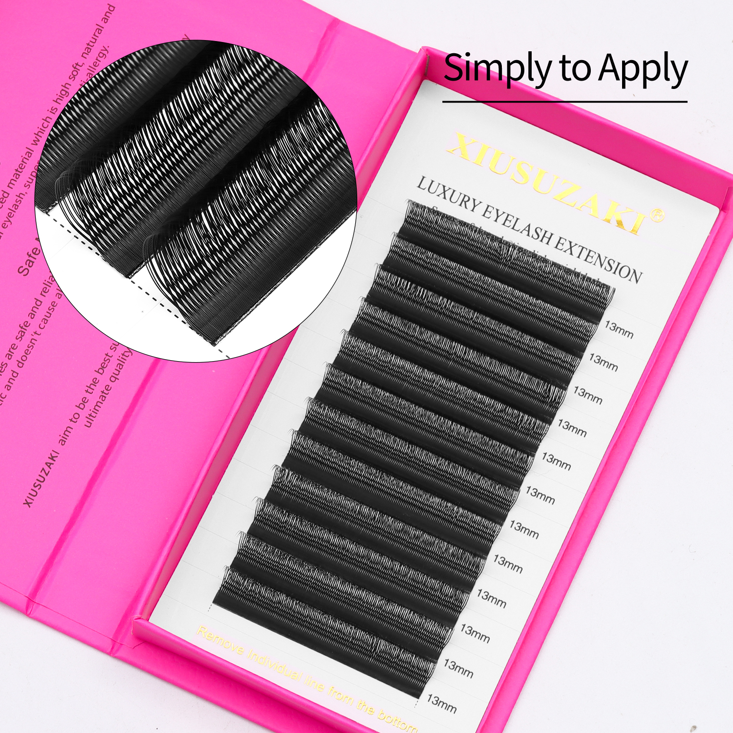 XIUSUZAKI U Shaped Parallel Fl - đánh giá và giá Eyelash Extension Japan