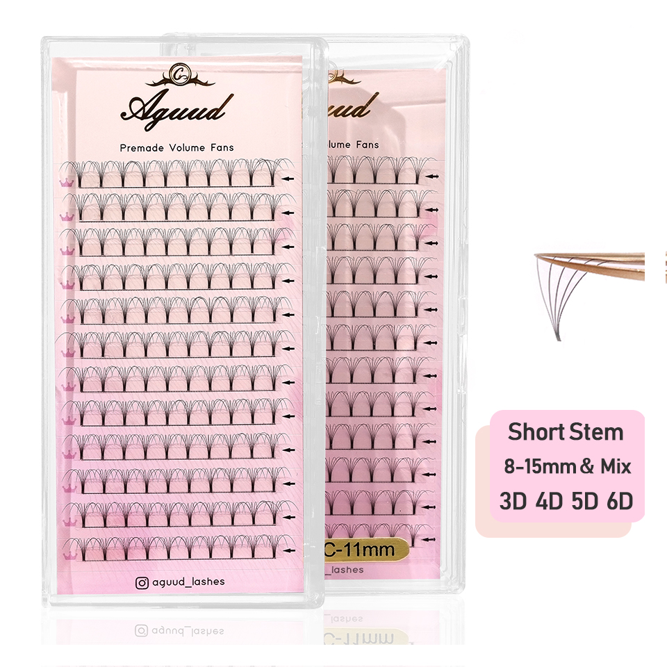 AGUUD Soft Natural Premade Vol - đánh giá và giá Eyelash Extension Japan