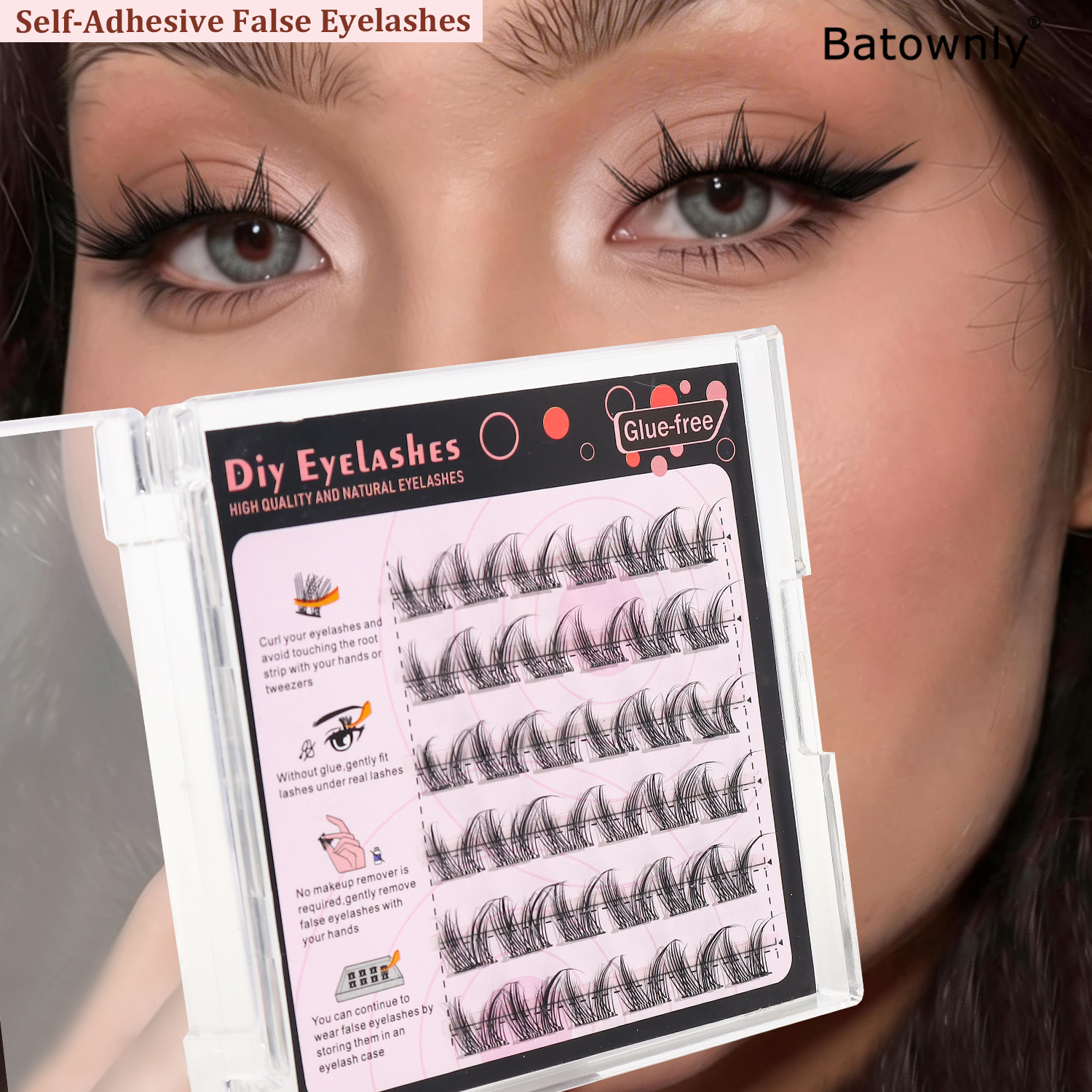 36 Clusters, Self-Adhesive Eye - đánh giá và giá Lash Adhesive Glue