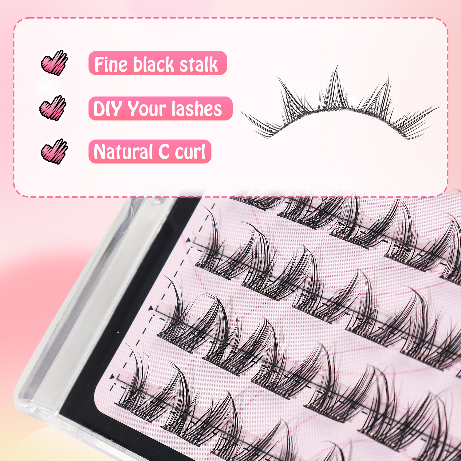 36 Clusters, Self-Adhesive Eye - đánh giá và giá Lash Adhesive Glue