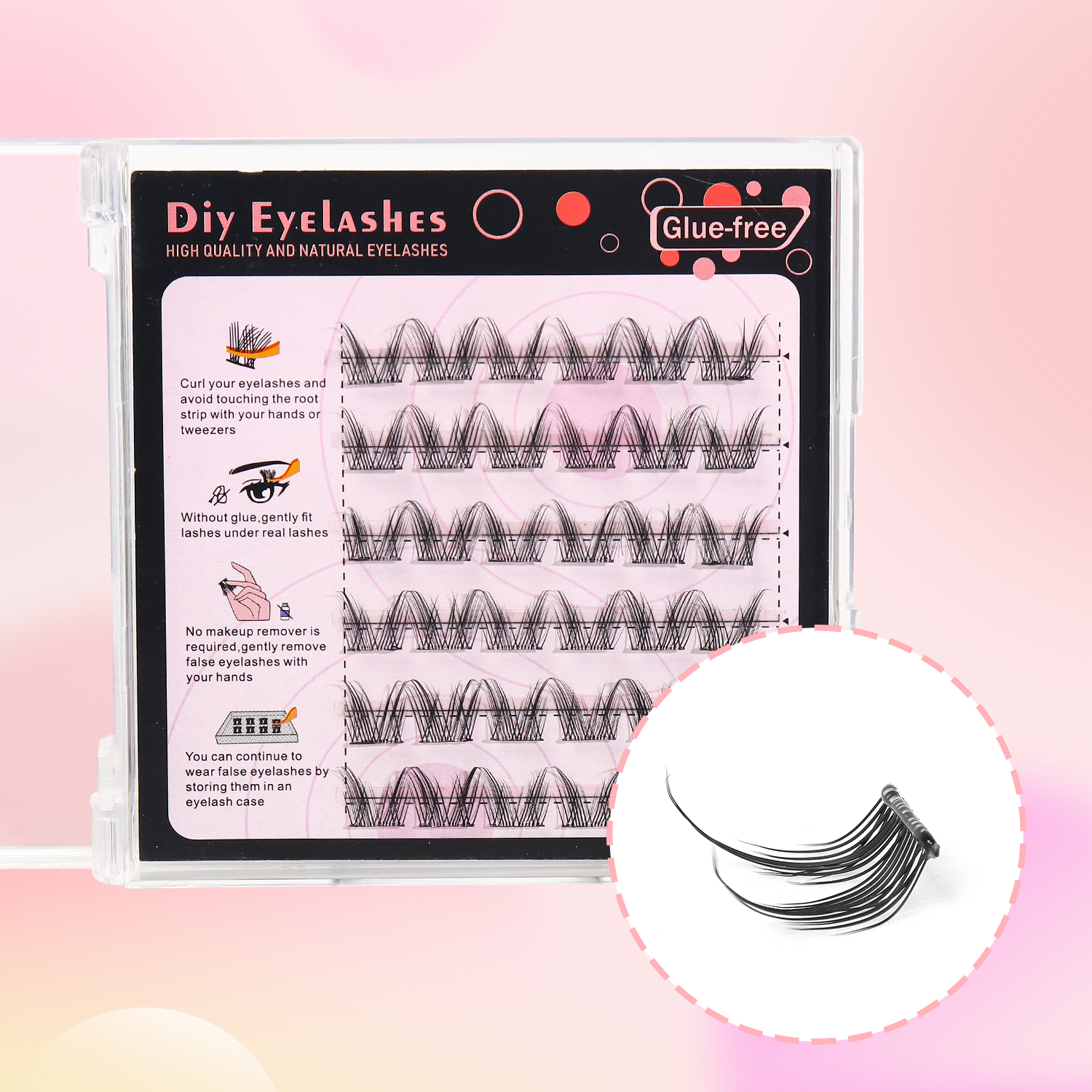 36 Clusters, Self-Adhesive Eye - đánh giá và giá Lash Adhesive Glue