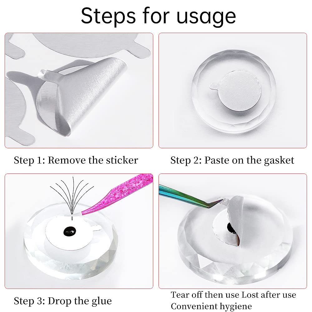 300pcs Foil Sticker Pads(10 Sh - đánh giá và giá Lash Adhesive Glue