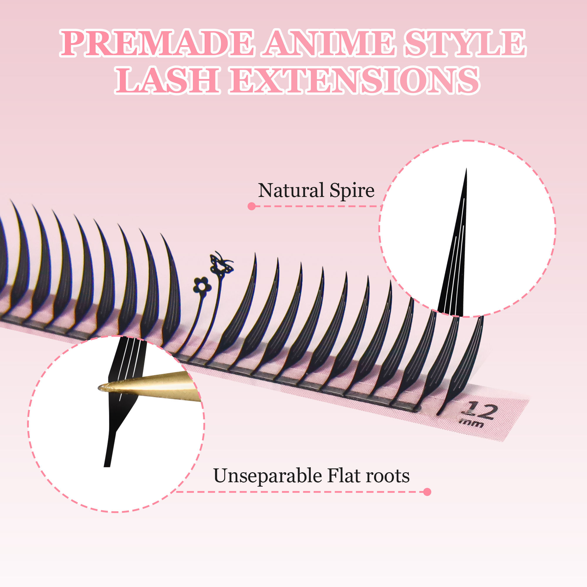 GLAMLASH Comic Spire Eyelash E - đánh giá và giá Eyelash Extension Supernatural