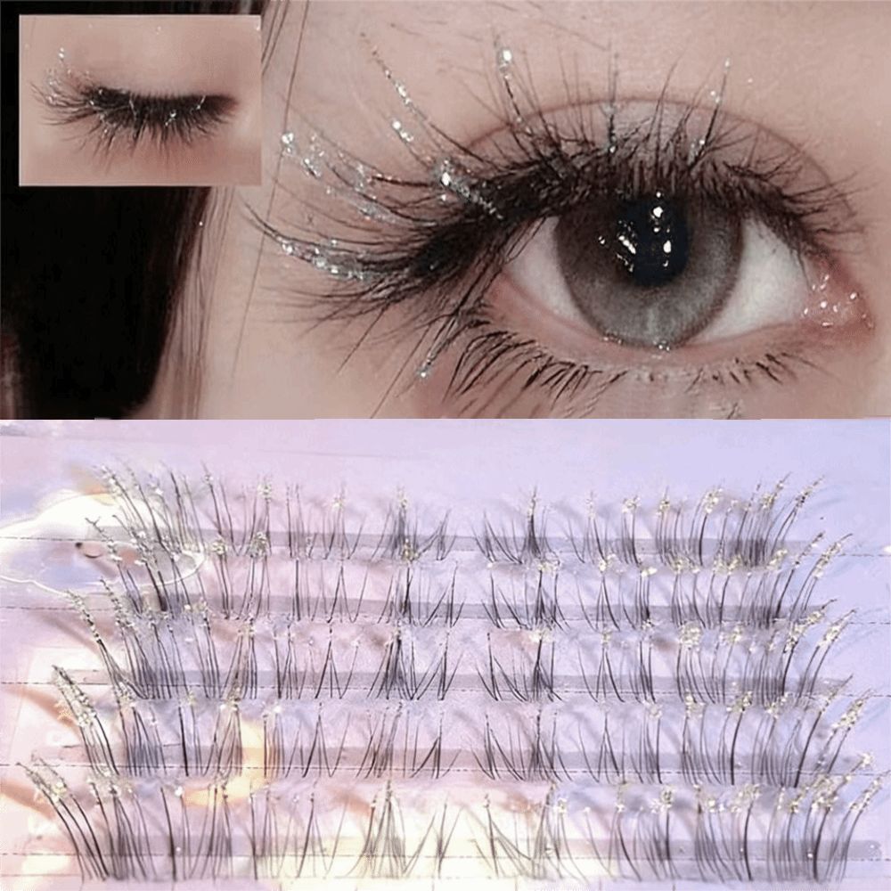 Shining Rhinestone Individual  - đánh giá và giá Eyelash Extension Wispy