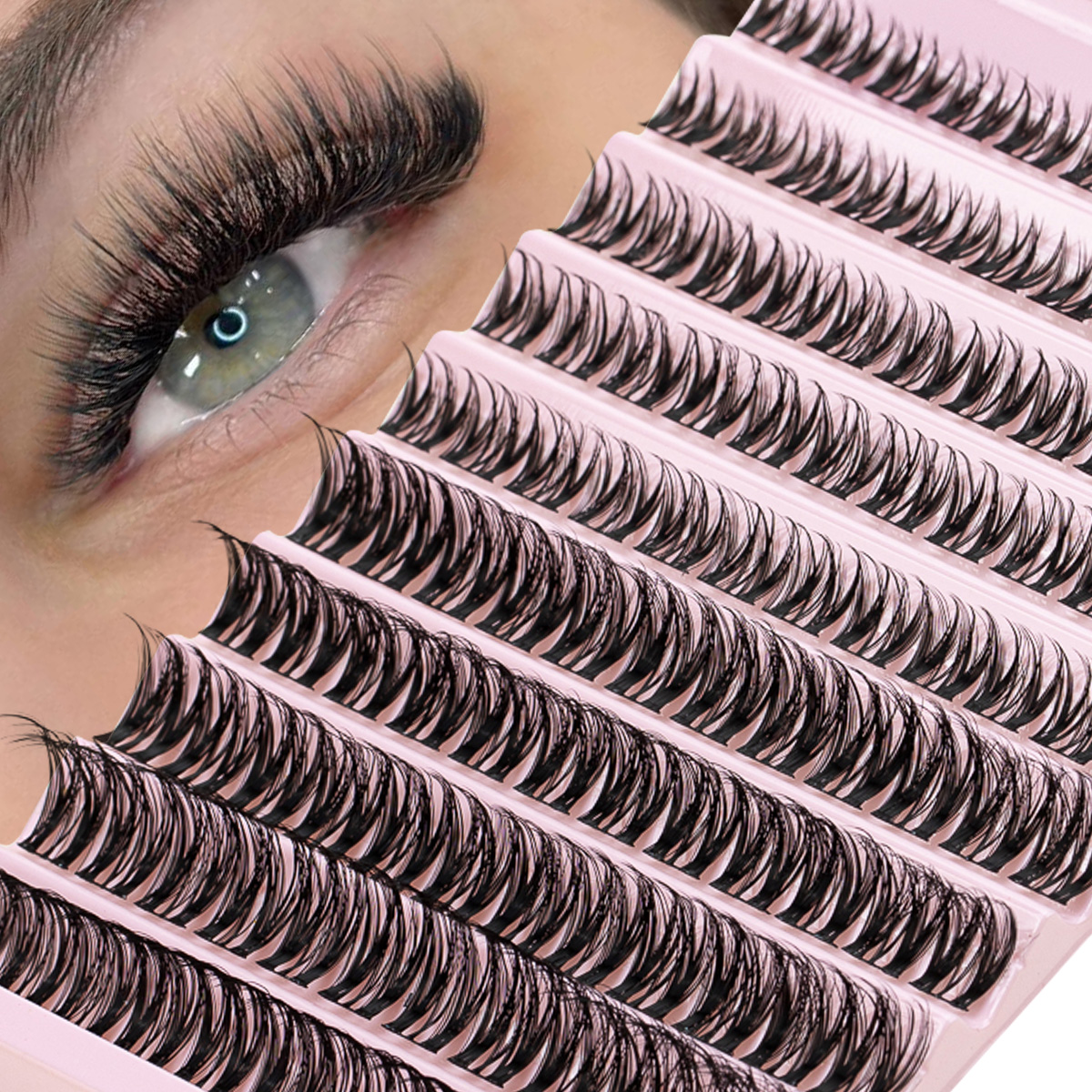ISEEN DIY Lash Clusters Natura - đánh giá và giá Eyelash Extension Home Service