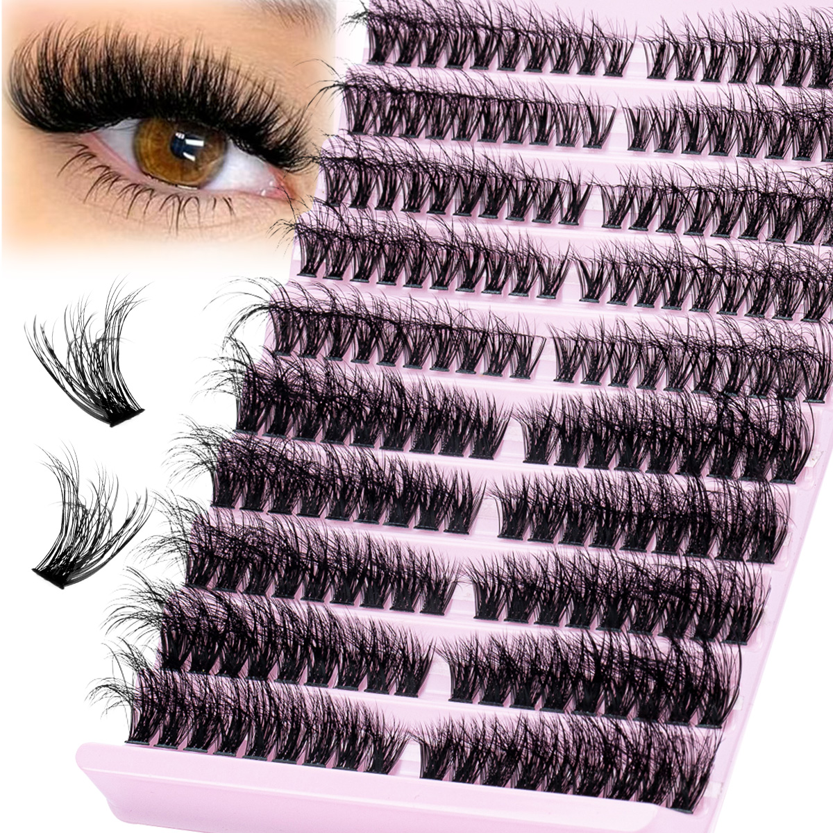 ISEEN DIY Lash Clusters Natura - đánh giá và giá Eyelash Extension Home Service