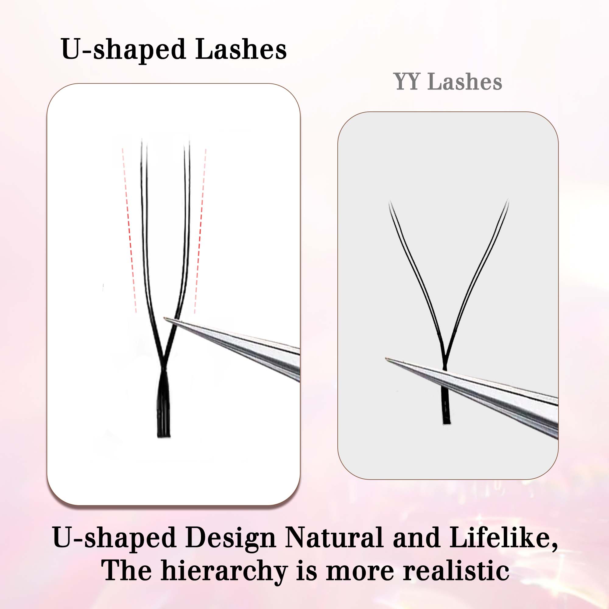 Natural False Eyelashes U Lash - đánh giá và giá Eyelash Extension Supernatural