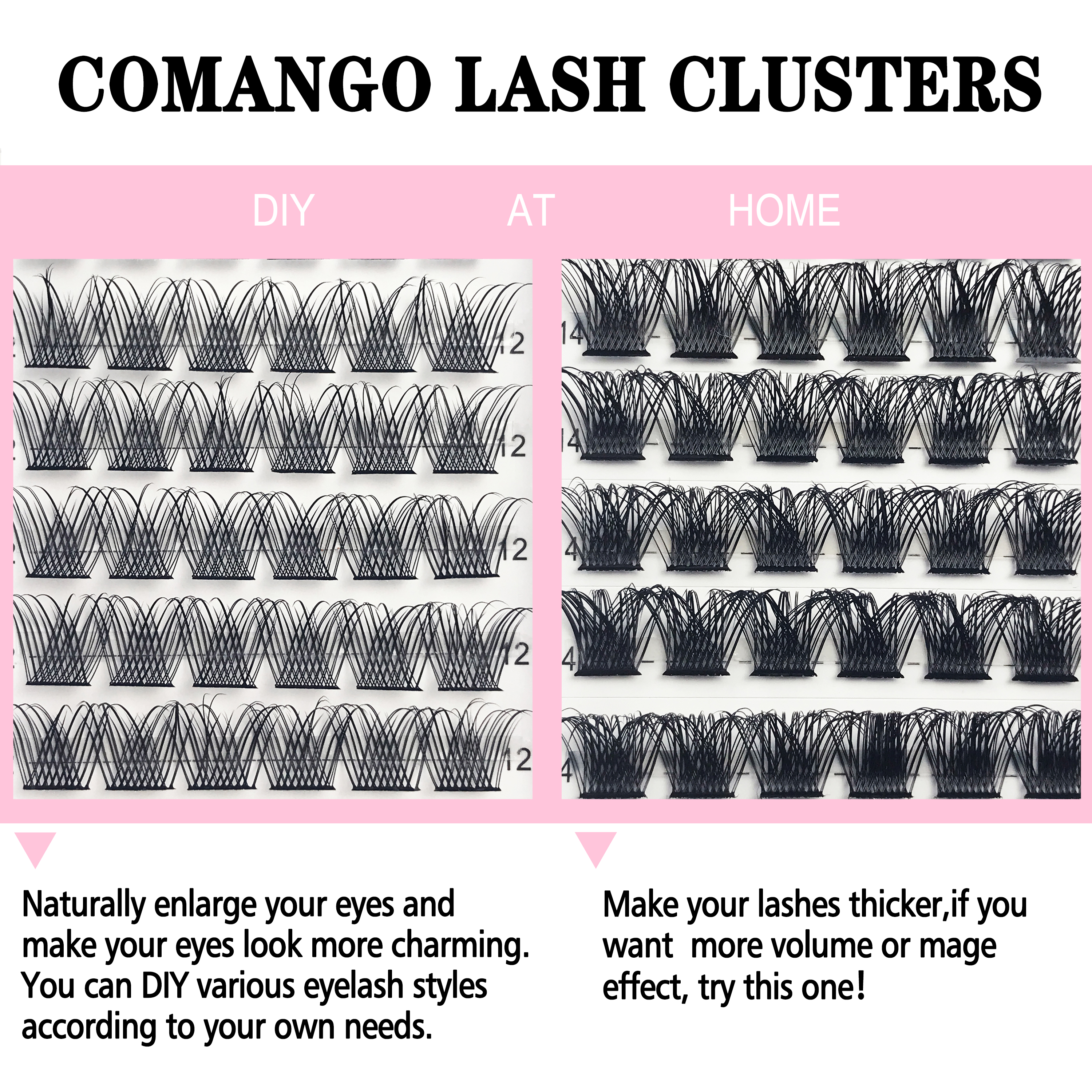 Lash Clusters DIY Eyelash Exte - đánh giá và giá Eyelash Extension Home Service