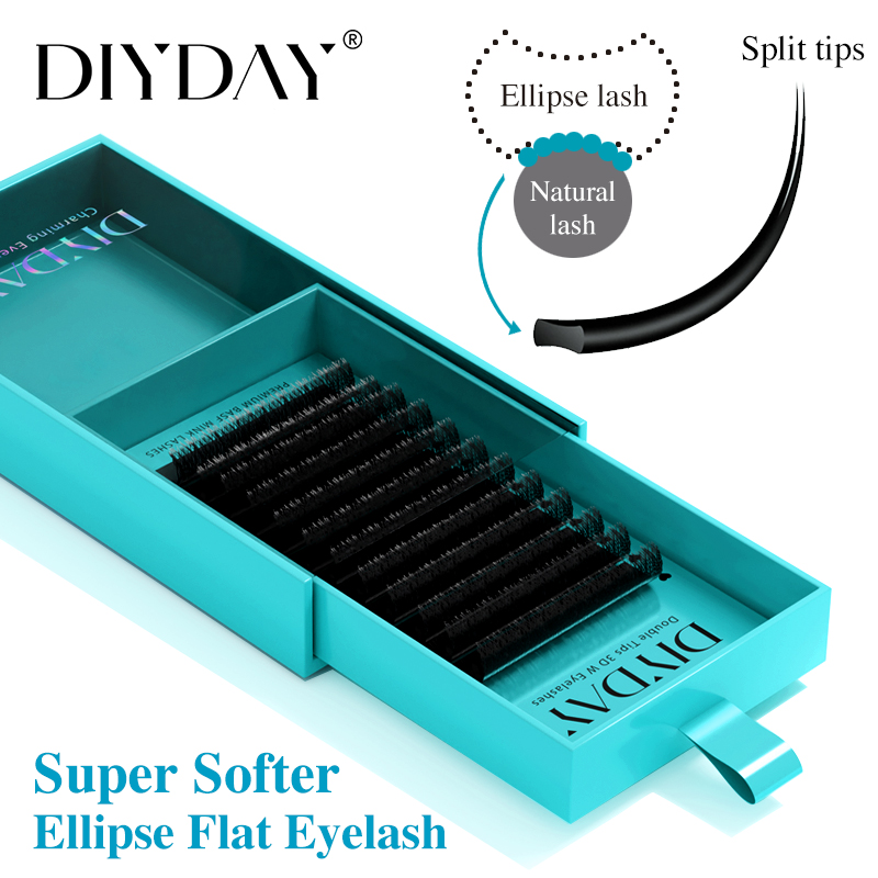 DIYDAY Ellipse Flat Eyelash Ex - đánh giá và giá Eyelash Extension Supernatural